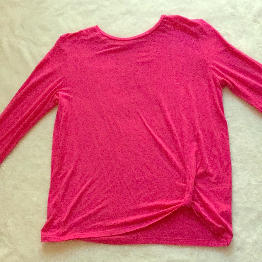 pink long sleeve